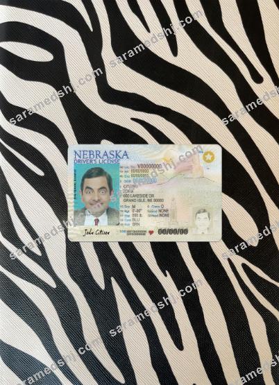USA Nebraska new driving license photolook front